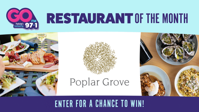 Restaurant of the Month - Poplar Grove - Contest banner 2